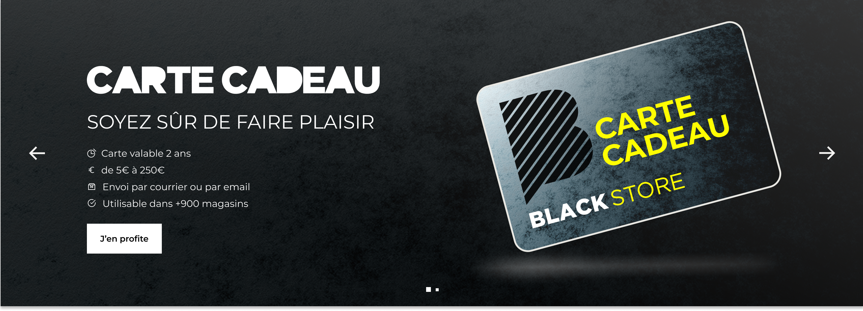 Carte cadeau Blackstore